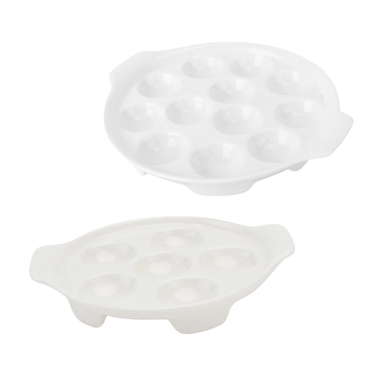 Формы для запекания улиток Gatuida Набор из 2 шт. керамические с ручками для духовки микроволновой печи посудомоечной машины антискользящие, фото №1