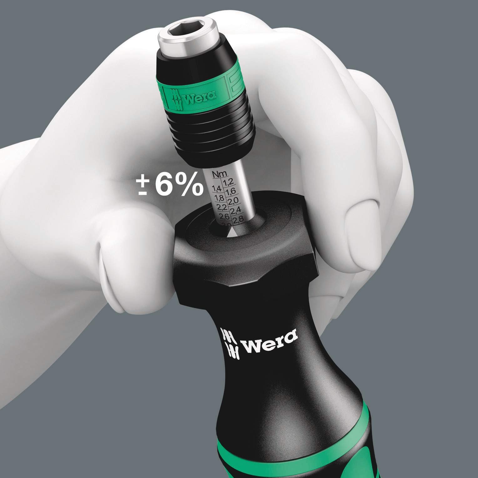Викрутка динамометрична Wera Kraftform 7440 05074700001 Срібляста, фото №2 Викрутка динамометрична Wera Kraftform 7440 05074700001 Срібляста, фото №2