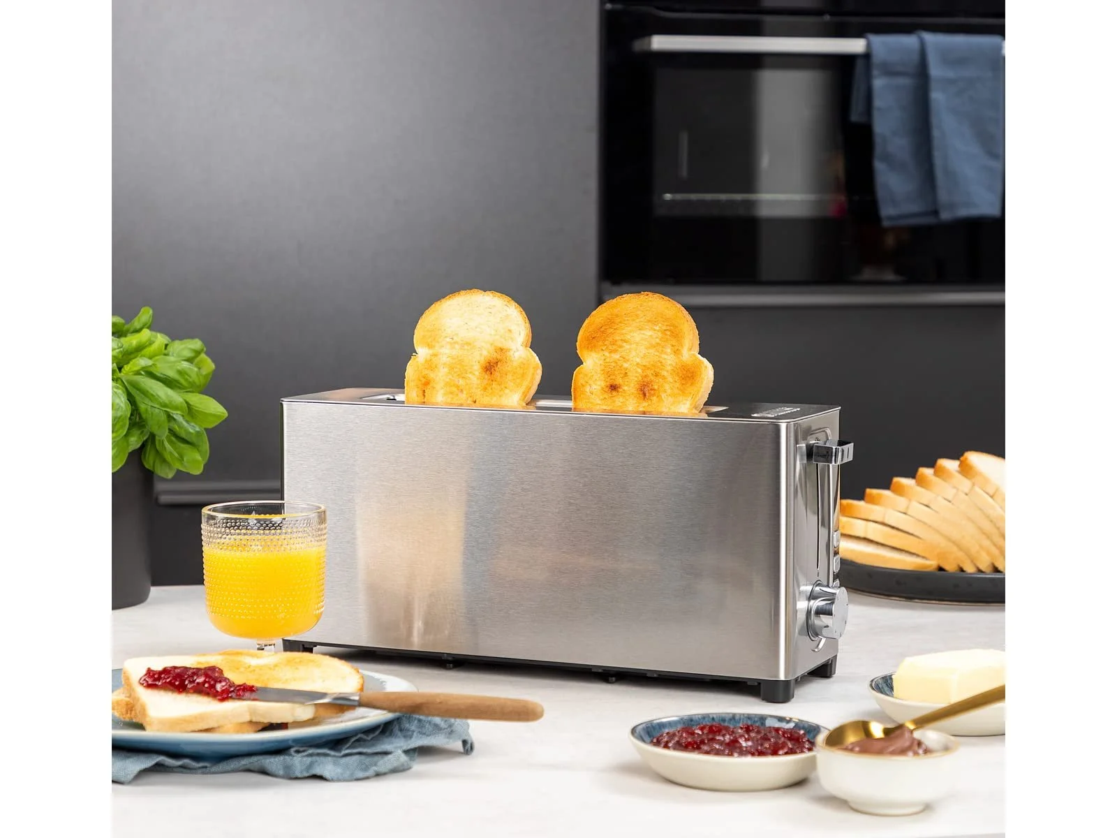 Тостер Princess Steel Long Slot 7 регульованих рівнів 1050 Вт, фото №7