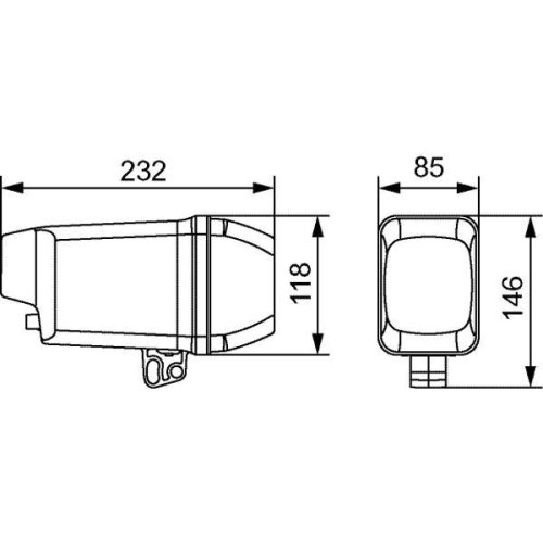 Робоча фара HELLA 2XA 996 200-101 для LINDE, фото №2