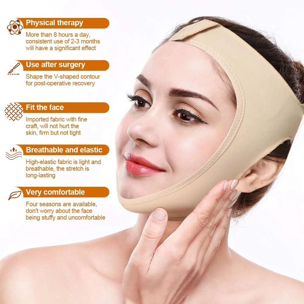 Маска для лица Slimming Patch Lifting V Shape для подтяжки лица и борьбы с признаками старения, фото №6 Маска для лица Slimming Patch Lifting V Shape для подтяжки лица и борьбы с признаками старения, фото №6