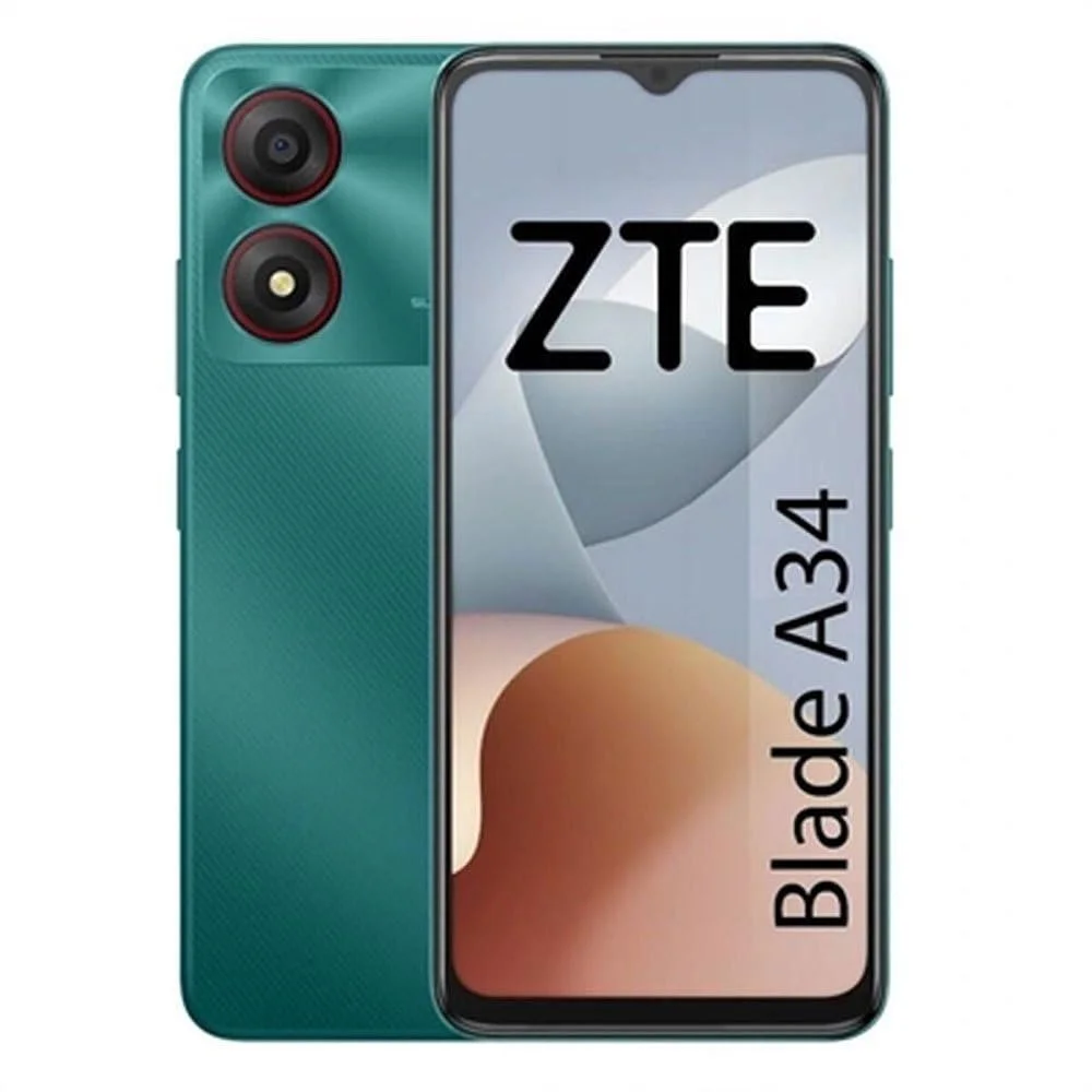 Смартфон ZTE Blade A34 2 GB / 64 GB 6.6 дюйма Dual SIM Green, фото №1 Смартфон ZTE Blade A34 2 GB / 64 GB 6.6 дюйма Dual SIM Green, фото №1