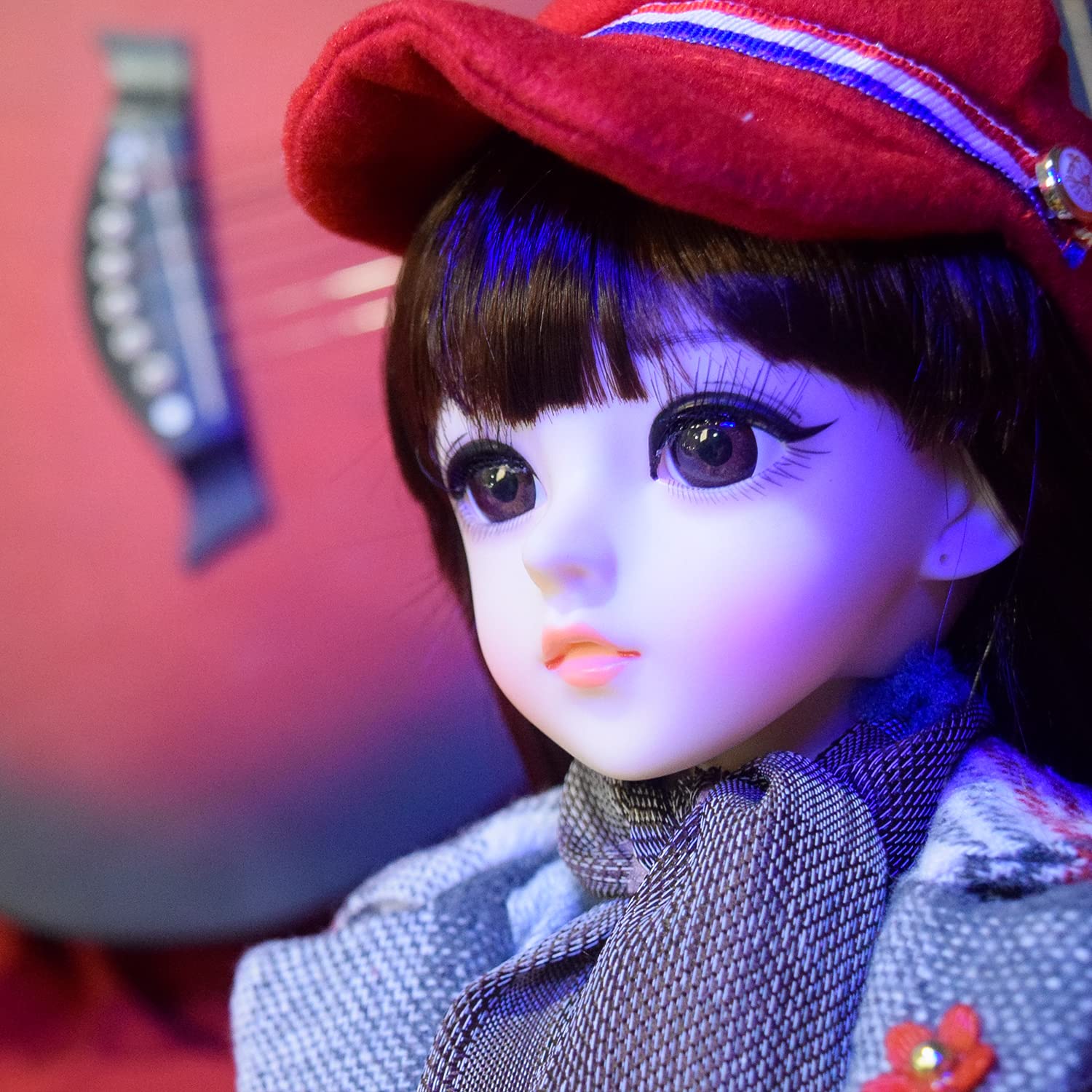 Кукла EVA BJD 1/3 Ball Mechanical Jointed Doll с Полным Набором Одежда Обувь Волосы Носки Брюки Аксессуары Высота 24 Дюйма (Phyllis), фото №8