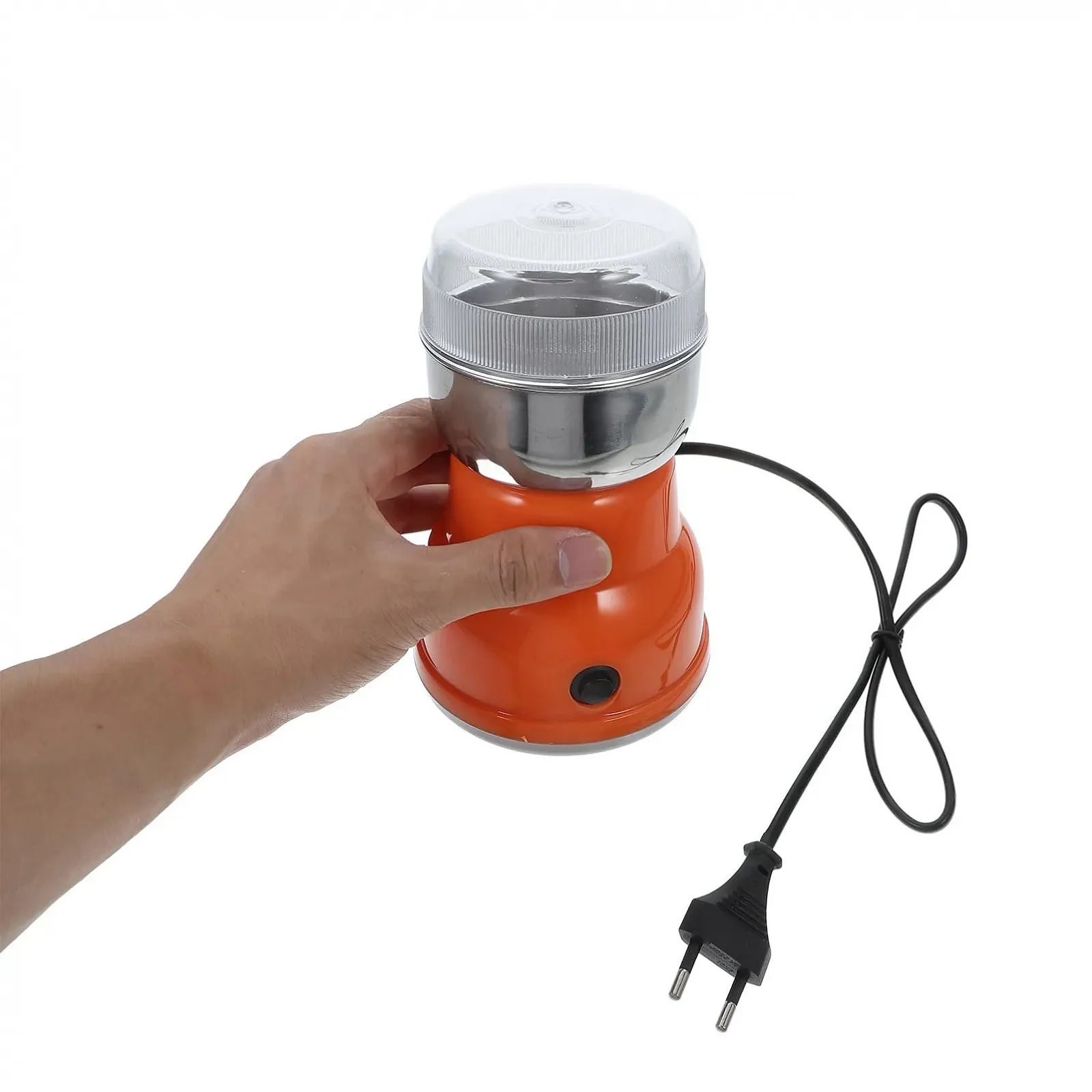 Электрическая Зернодробилка LIFKOME для домашнего помола зерновых и кофейных зерен Проста в использовании и чистке с европейской вилкой, фото №3