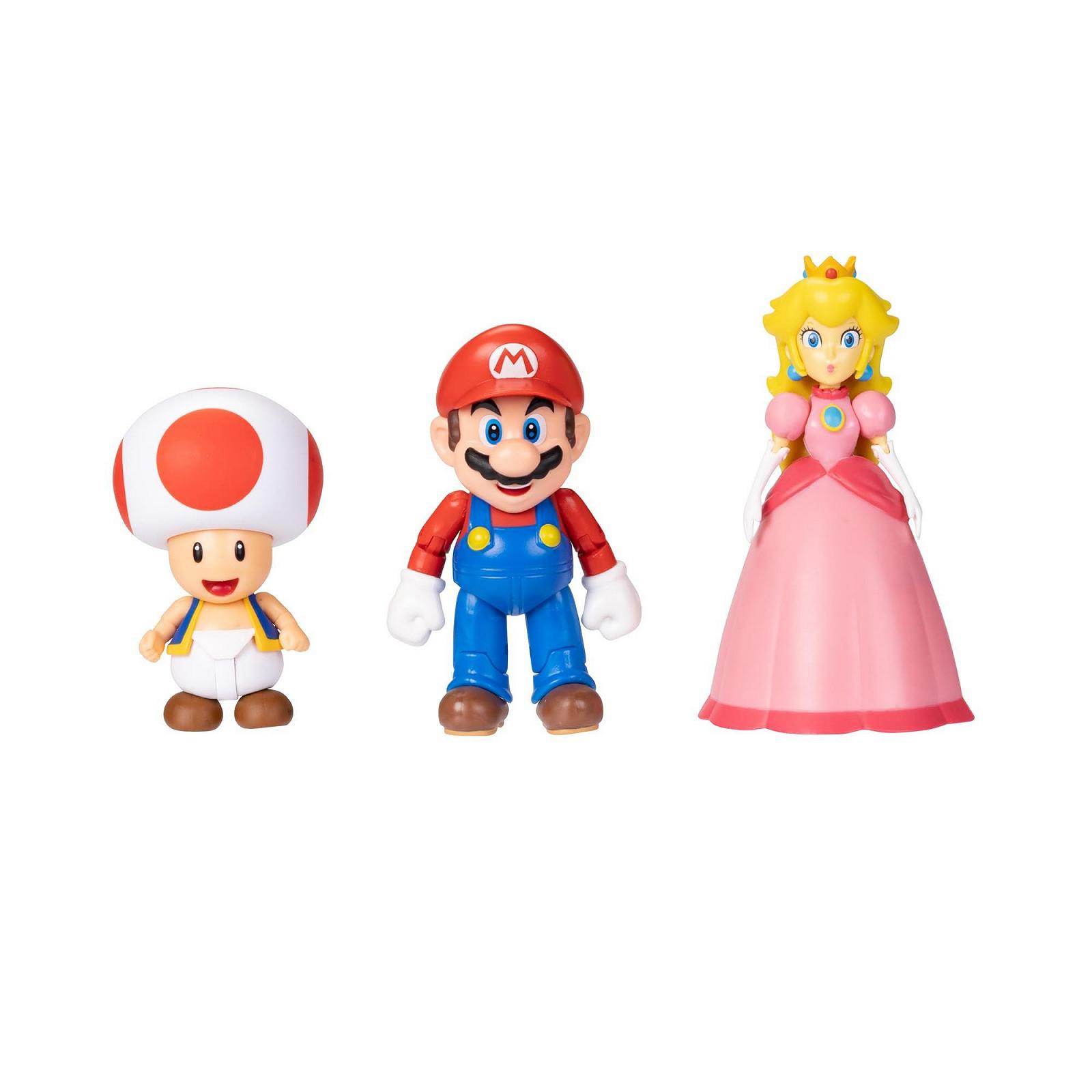 Фігурки Super Mario Nintendo Маріо та друзі 10 см, набір 3 шт., фото №5