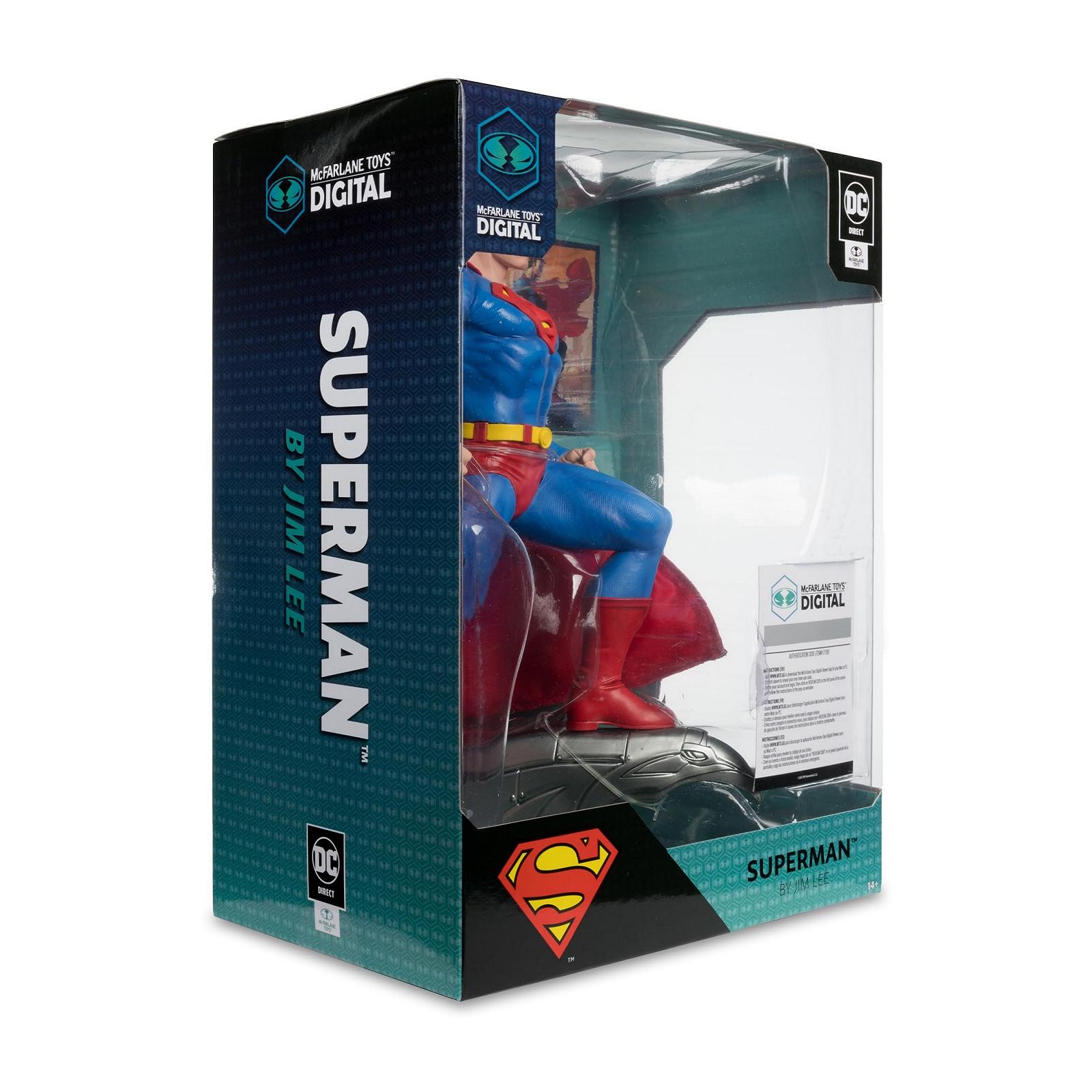 Статуя McFarlane DC Direct PVC 1/6 Супермен від Jim Lee Digital 25 см, фото №10