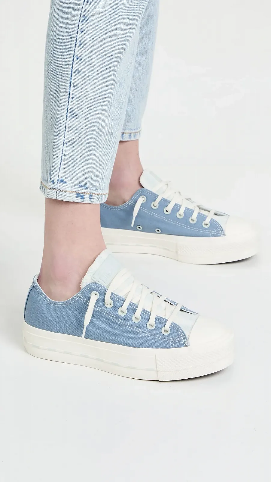 Кеди Converse Chuck Taylor All Star Lift OX 561681C жіночі Black/White, фото №4