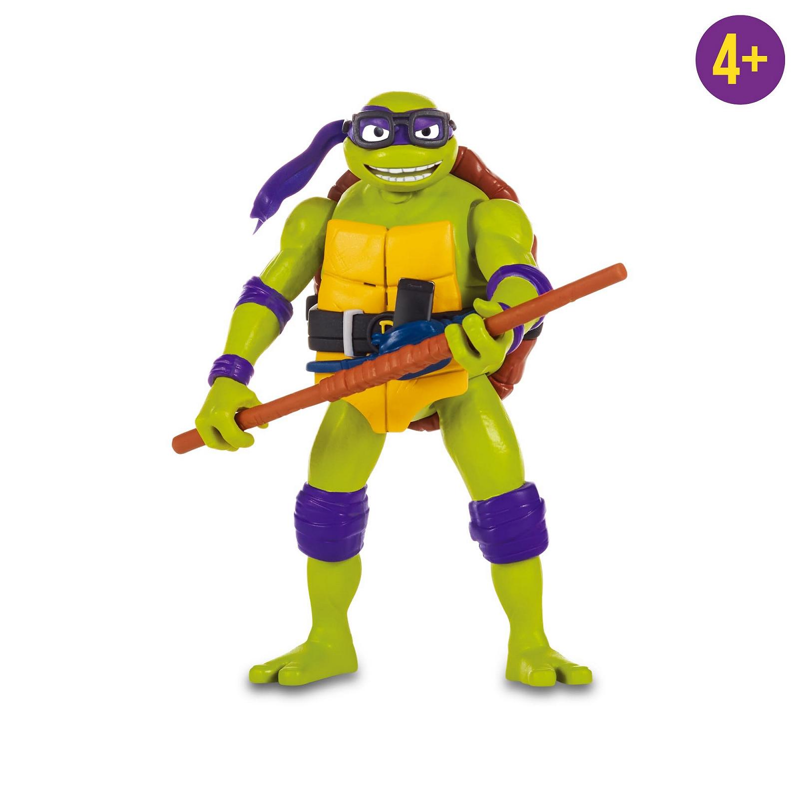 Фигурка GIOCHI PREZIOSI Ninja Turtles CAOS Mutante Донателло Deluxe 15 см со звуковыми эффектами и механической боевой функцией, фото №6