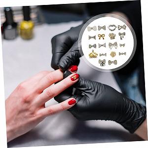 Стразы для ногтей Бабочка 3D Наклейки для ногтей Радужный Маникюр Случайный стиль synthetic.ua - Фото 1