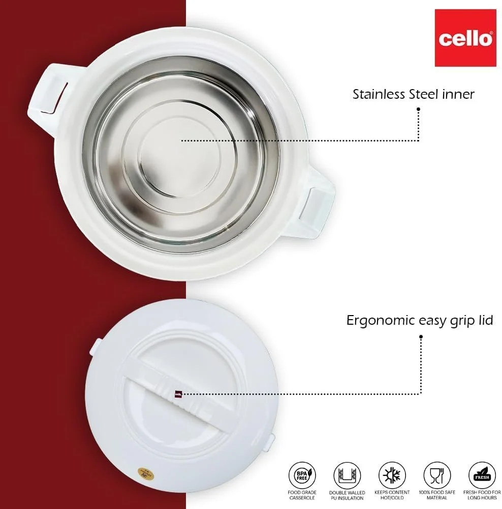 Термос-кастрюля Cello Chef Deluxe CE 1.5L 1.5 л 1500 мл с толстым дном изолированная, фото №2