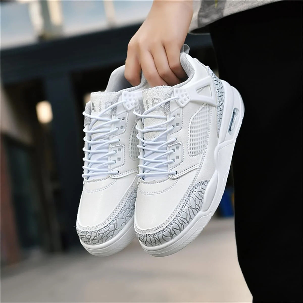 Спортивная обувь TBJ Кроссовки баскетбольные детские для мальчиков и девочек Ретро Нескользящие, фото №2