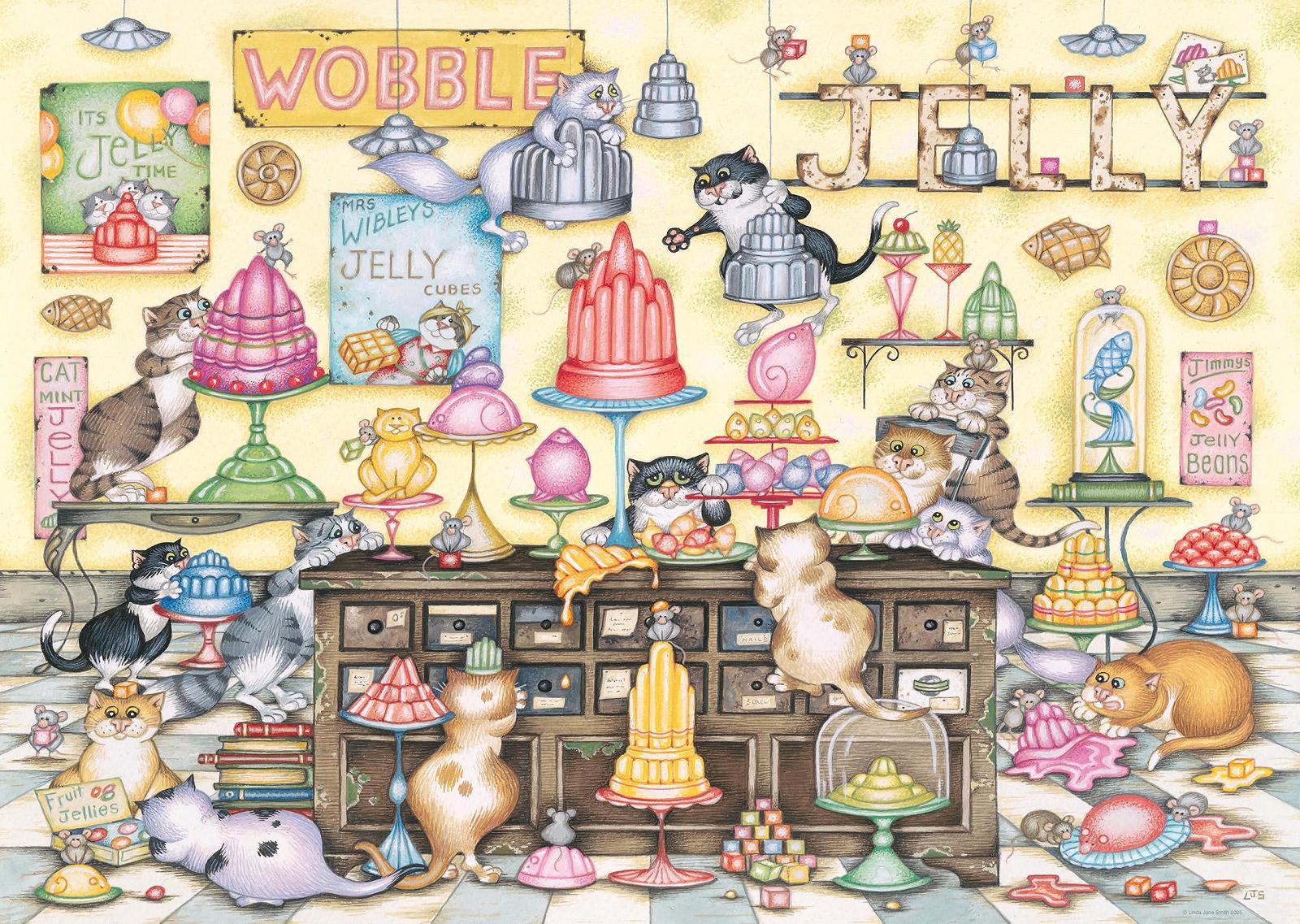 Пазл Ravensburger Crazy Cat's: Jelly Jamboree 1000 элементов, фото №2