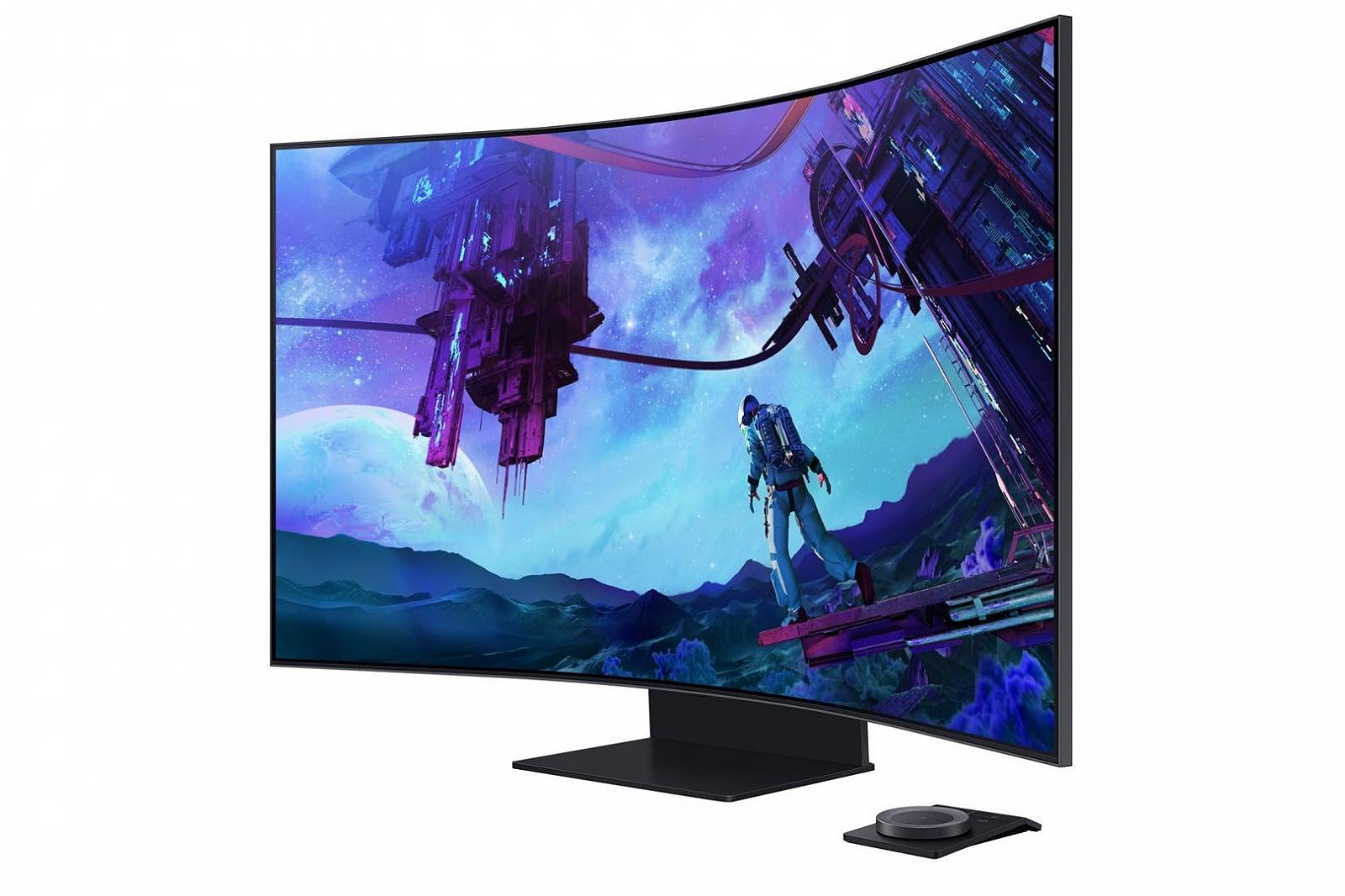 Монітор Samsung Odyssey S55CG970NU PC 139.7 см (55 дюймів) 3840 x 2160 пікселів 4K Ultra HD LED чорний, фото №3 Монітор Samsung Odyssey S55CG970NU PC 139.7 см (55 дюймів) 3840 x 2160 пікселів 4K Ultra HD LED чорний, фото №3