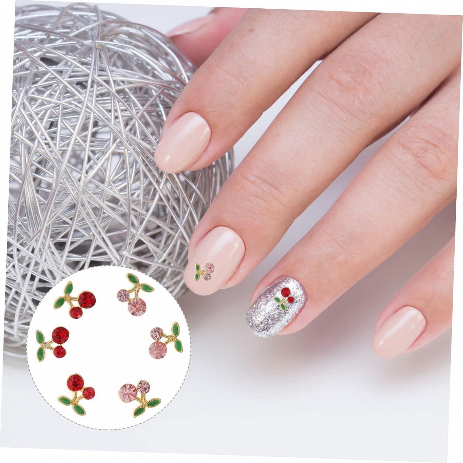 Прикраса для нігтів Вишня WOONEKY 36 шт., фото №9