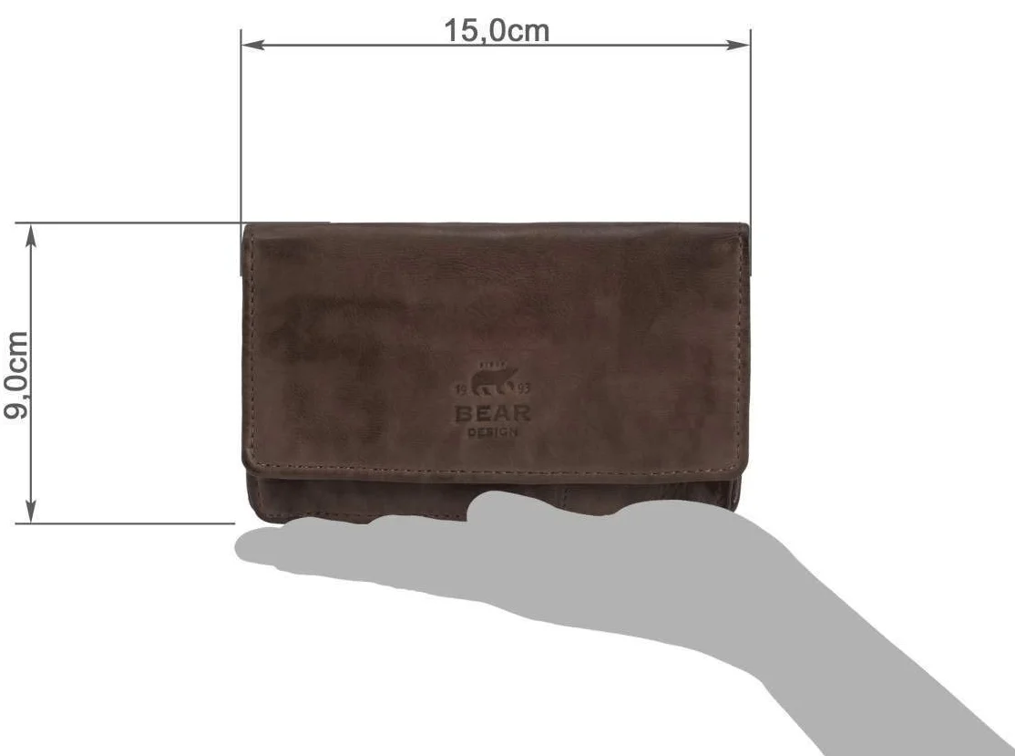 Ретро кошелек Bear Design Antic Коричневый, фото №4