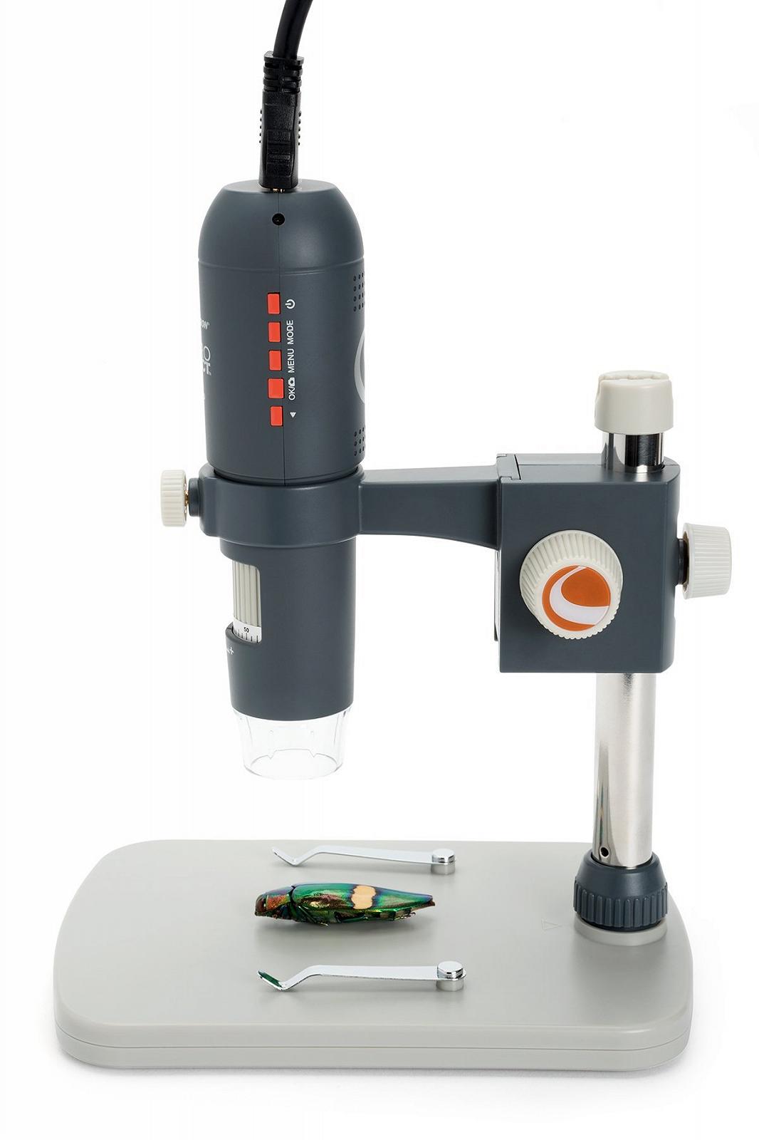 Микроскоп цифровой Celestron MicroDirect 1080P HDMI портативный - Зеленый, фото №5