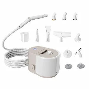 Пароочисник Newbealer 2-в-1 1500 Вт 5 бар 1.5 л Золотистий - Фото 1