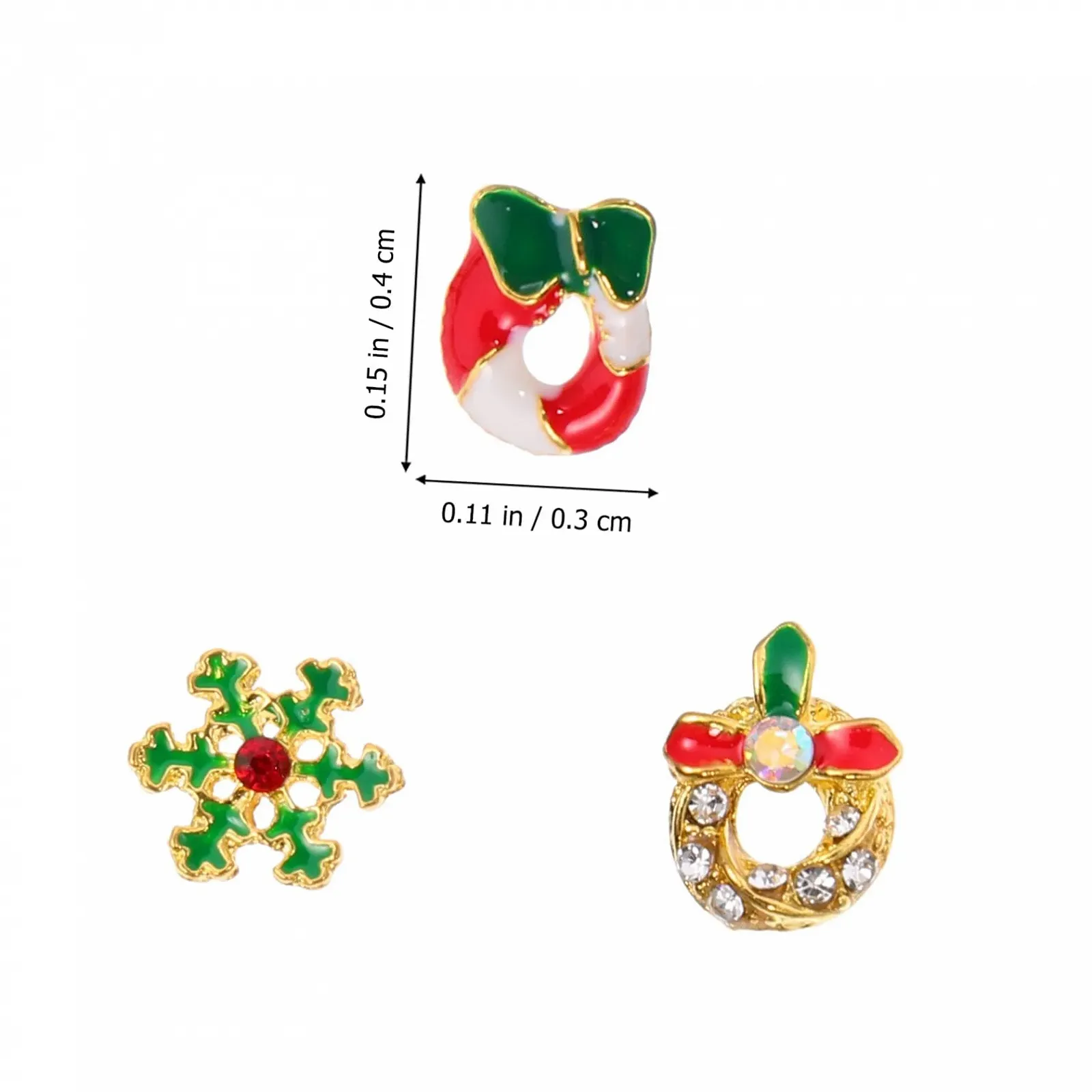 Украшение для ногтей Тип Рождественский Стразы для маникюра для праздничного дизайна, фото №7