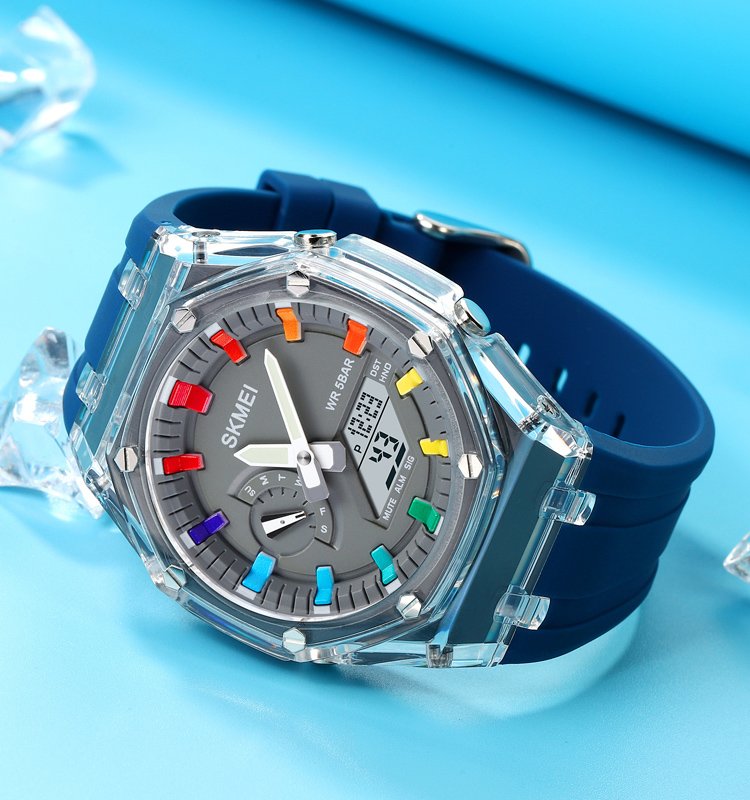 Годинник Skmei 2100BU Blue SALE, фото №4