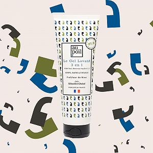 Гель для миття 3 в 1 AU POIL La Musk Fresh для тіла, бороди та волосся 250 мл synthetic.ua - Фото 1