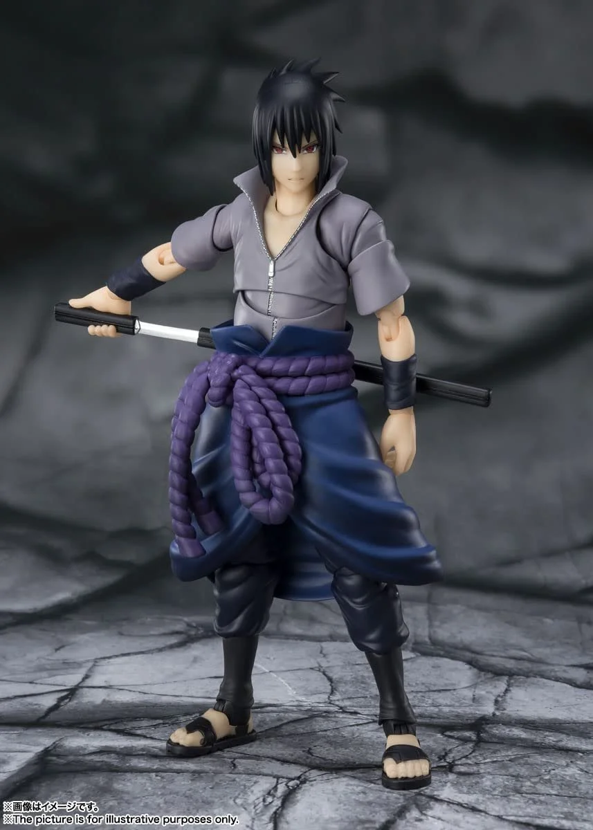 Статуетка TAMASHII Nations Bandai S.H. Figuarts Naruto Sasuke Uchiha Hatred 15 см, фото №3