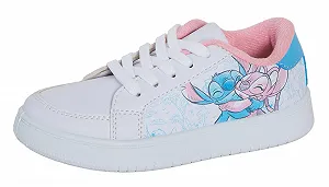 Кросівки Disney Stitch Білі Stitch & Angel на шнурівці - Фото 1