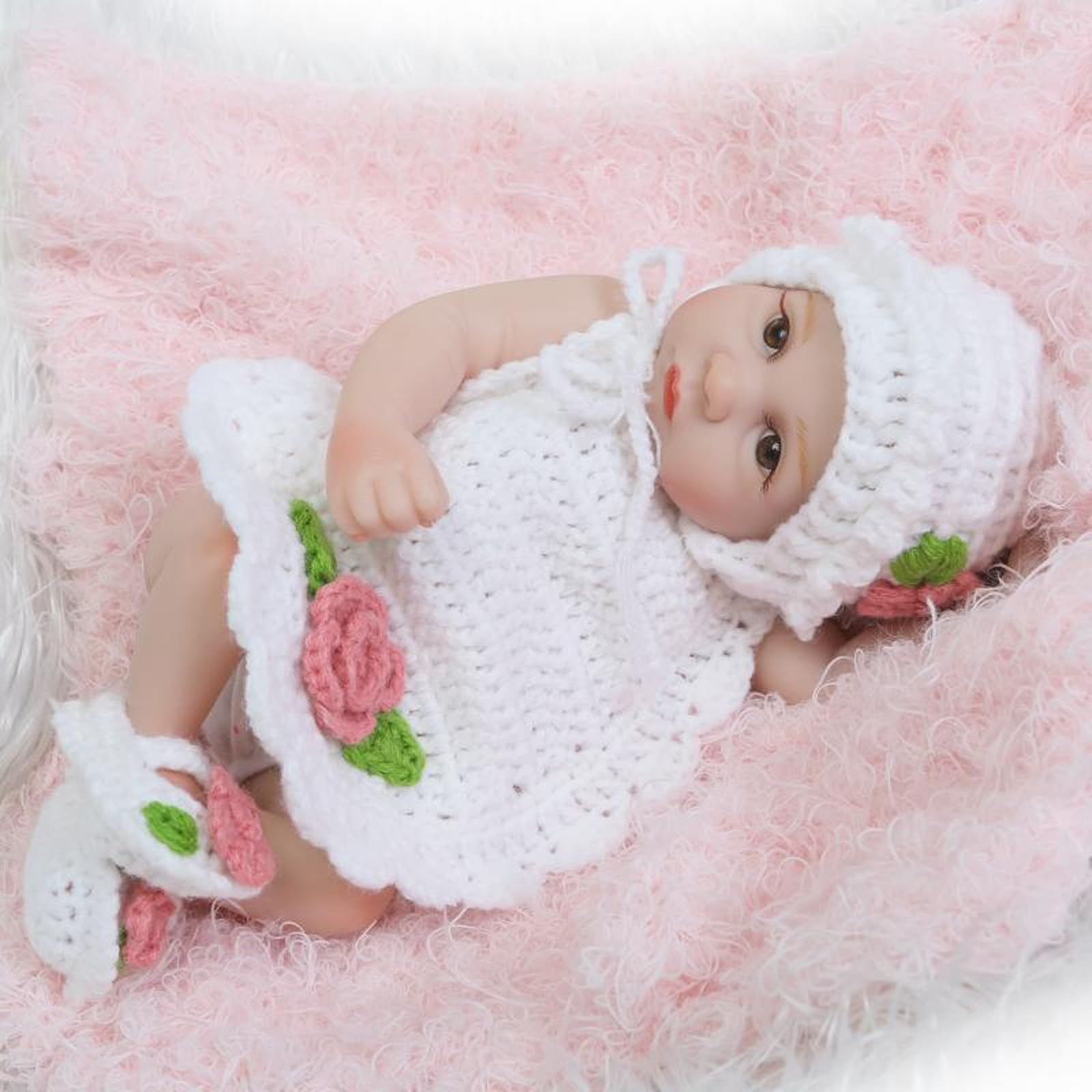 Кукла Wisfancy Reborn Baby 10 Inch 26 см Soft Vinyl Mini Reborn, фото №3