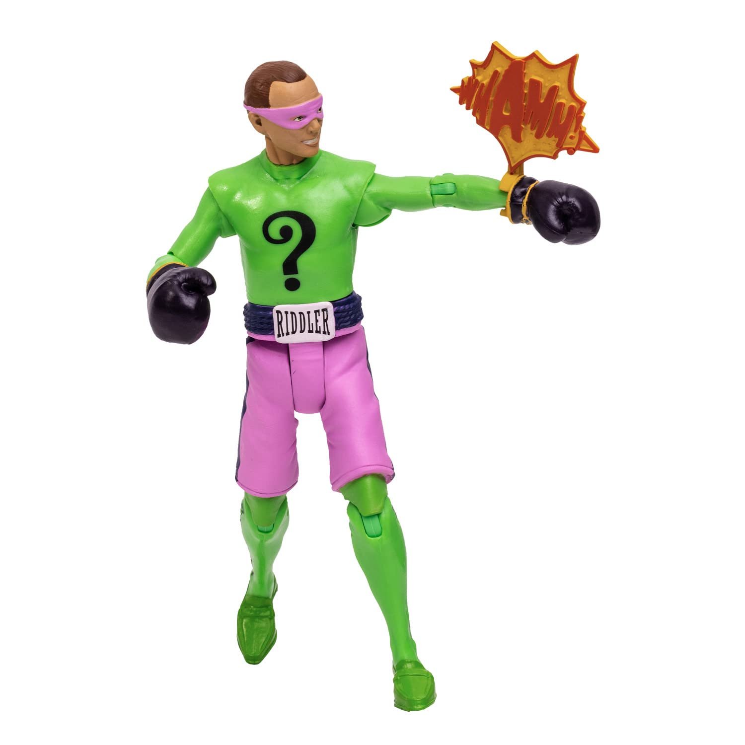 Фигурка Retro Action McFarlane Batman 66 Загадочник в боксерских перчатках 15 см Multi-Coloured, фото №3