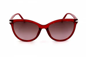 Сонцезахисні окуляри Swarovski SK0233 66T Shiny Red 54/18 synthetic.ua - Фото 1