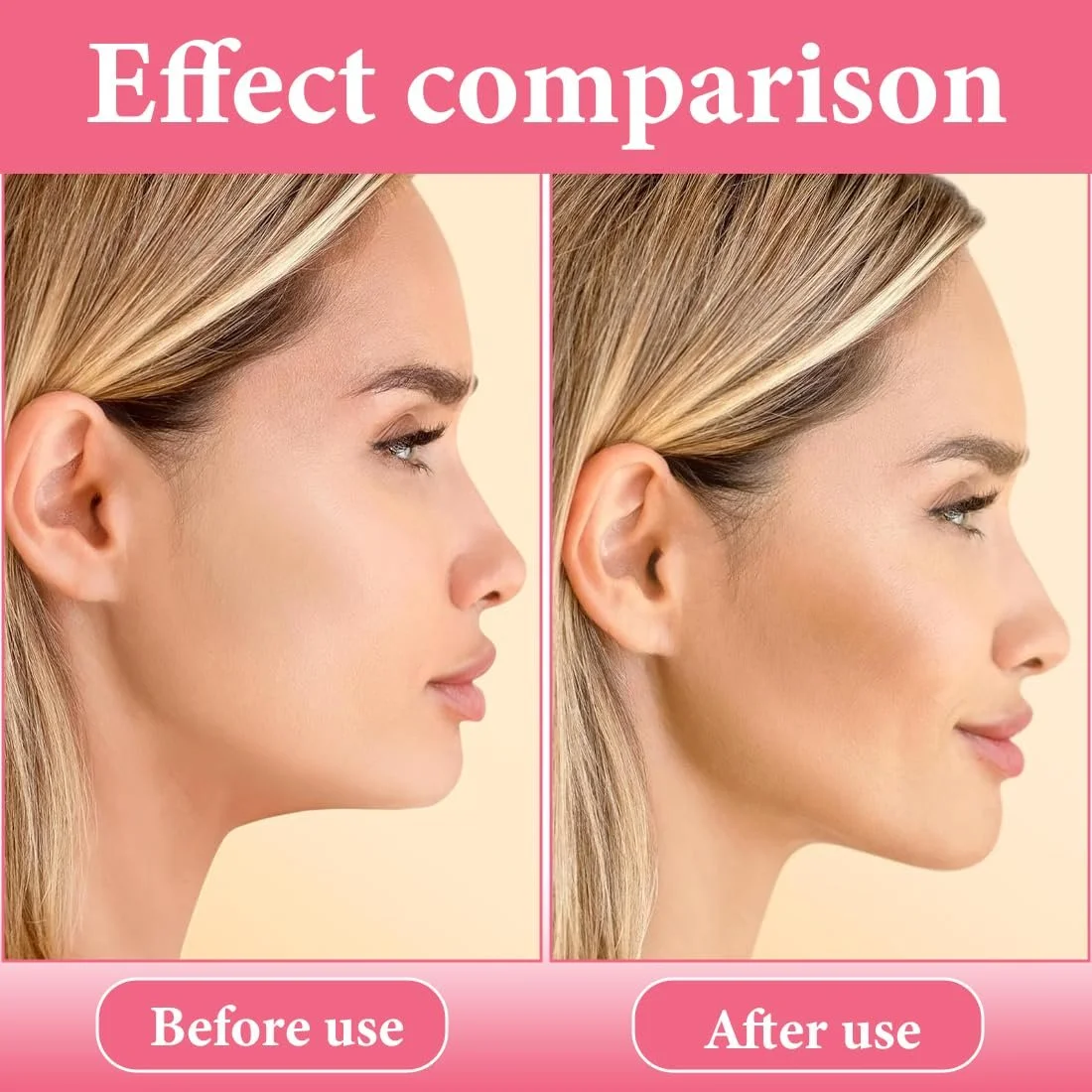 Маска для лица IKOPFLN Набор 3 шт. Маска для подтяжки лица, маска для удаления двойного подбородка, гиалуроновая маска для лица, тейп для лица, веганские маски, для красоты контура челюсти, фото №5