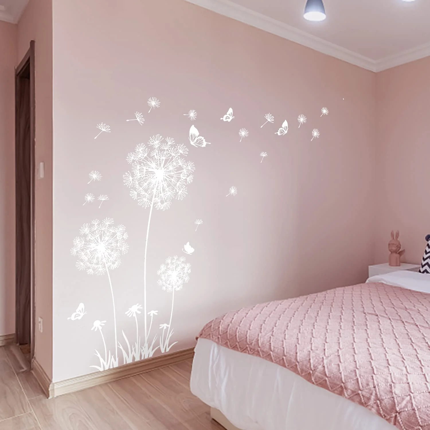 Наклейки на стіни Dandelions XXL 165 x 130 см 2 шт білі, фото №8