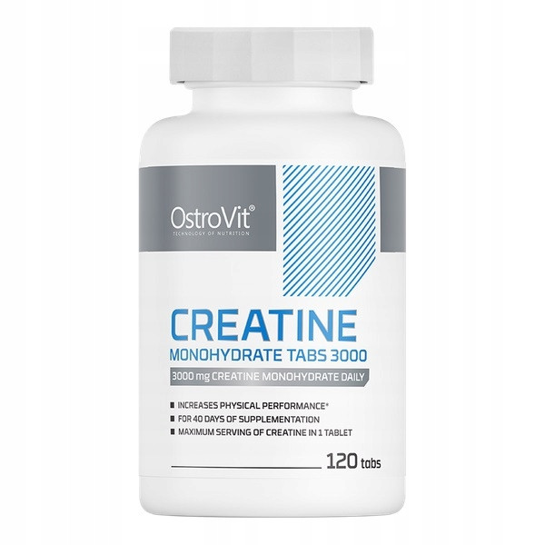 Креатин моногидрат ОstroVit Creatine Monohydrate 3000 120tabs, фото №1