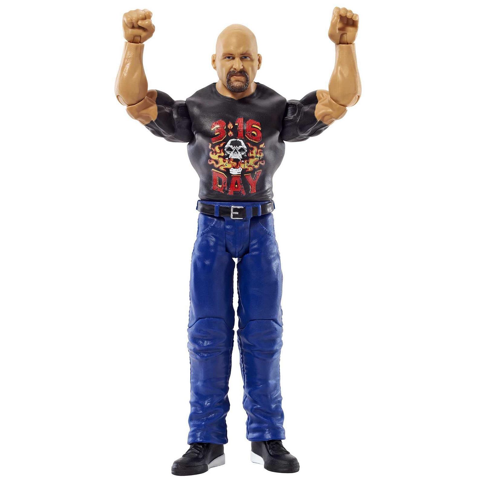 Фигурка Stone Cold Steve Austin WWE HDD34, подвижная, около 15 см, фото №3