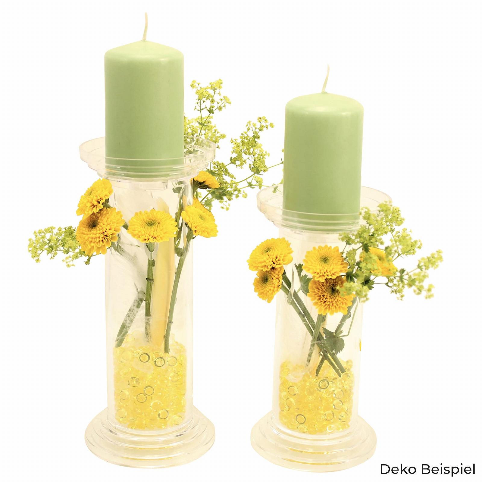 Подсвечник Velou Акриловое стекло Средний набор прозрачный, фото №4