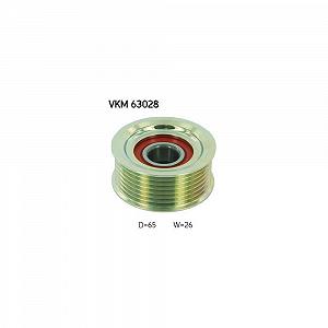 Ролик обвідний/напрямний поліклинового ременя SKF VKM 63028 для HONDA, верхній - Фото 1