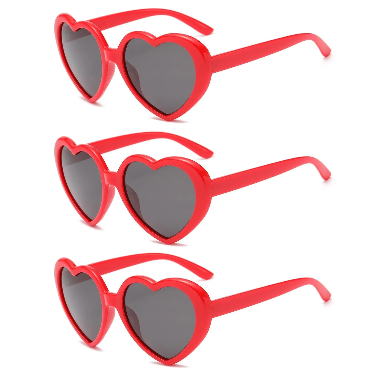 Солнцезащитные очки YAMEIZE в форме сердца в стиле 90-х годов., фото №1