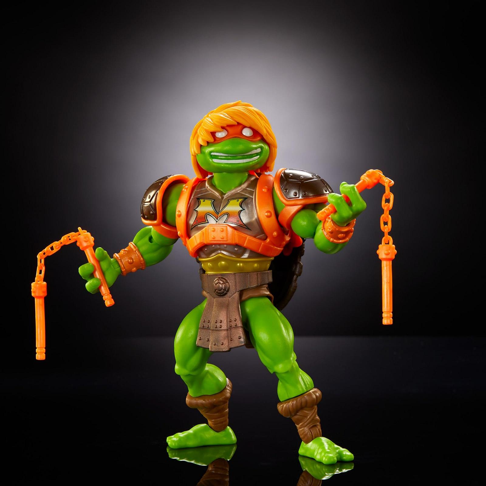 Фігурка Masters of the Universe Motu Origins Turtles of Grayskull Мікеланджело, фото №3