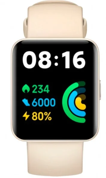 Смарт-годинник Xiaomi Redmi Watch 2 Lite 36mm / GPS / Wi-Fi / Bluetooth 5.0 / Вологозахист 5 АТМ / До 10 днів роботи / Ivory, фото №1