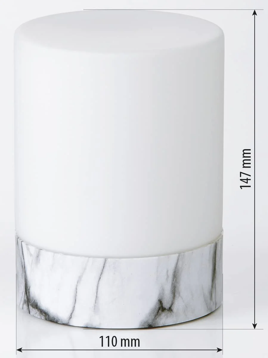 Настільна лампа Northpoint LED 2000 мАг Акумуляторна Димована Мармур, фото №4