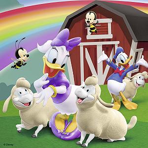 Пазли Ravensburger Disney Mickey Mouse Clubhouse 3x49 деталей synthetic.ua - Фото 1