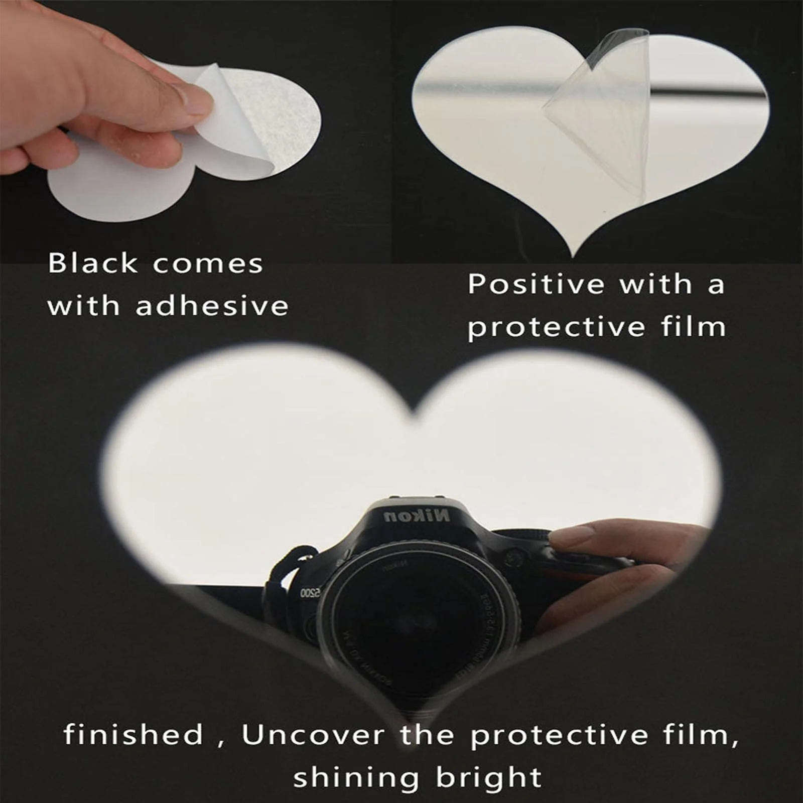 Наклейки на стену LEZED Зеркальные 18 шт. Акриловые Серебристые, фото №4 Наклейки на стену LEZED Зеркальные 18 шт. Акриловые Серебристые, фото №4