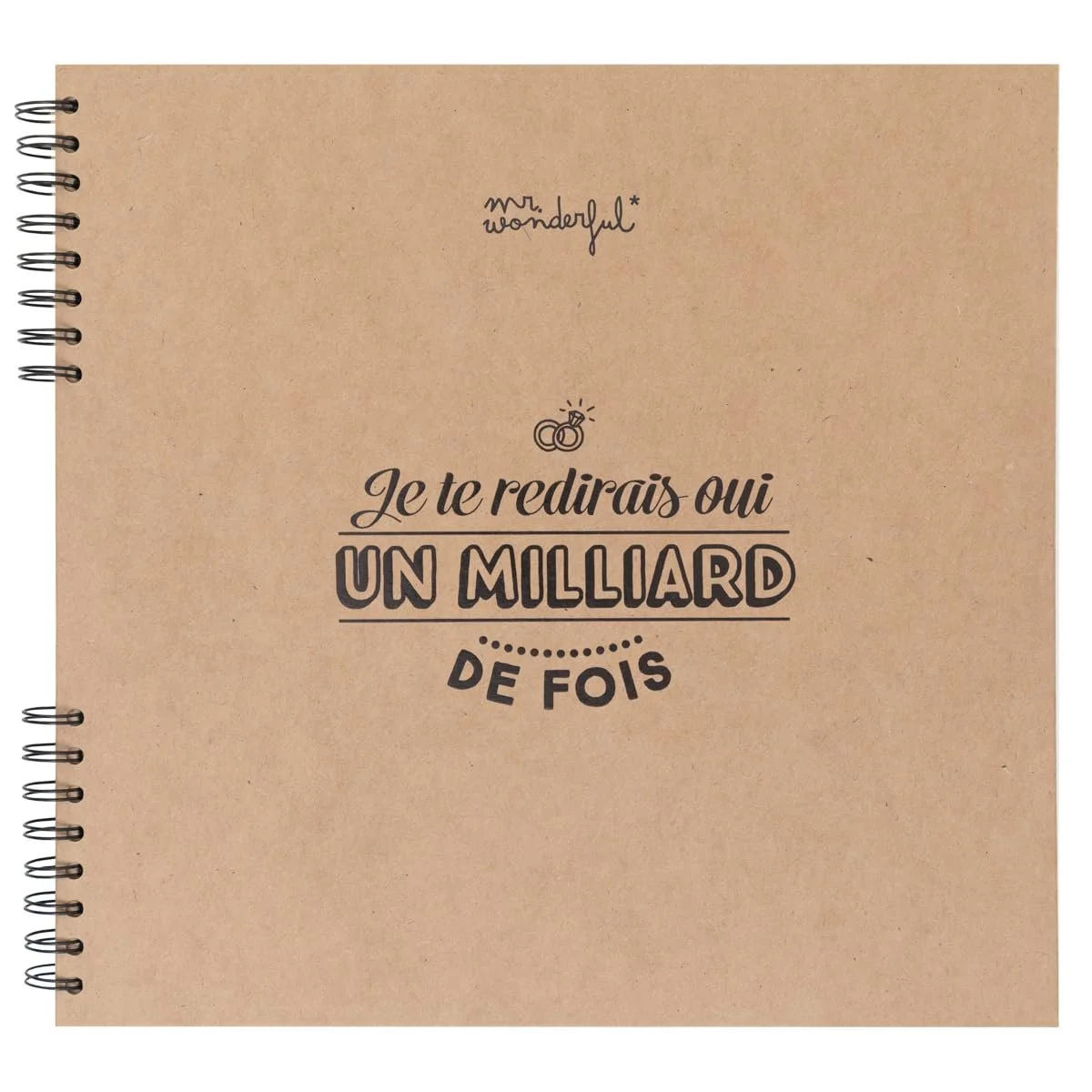Фотоальбом Mr. Wonderful Iconic Je Te redirais Oui One Billion Times, фото №1 Фотоальбом Mr. Wonderful Iconic Je Te redirais Oui One Billion Times, фото №1
