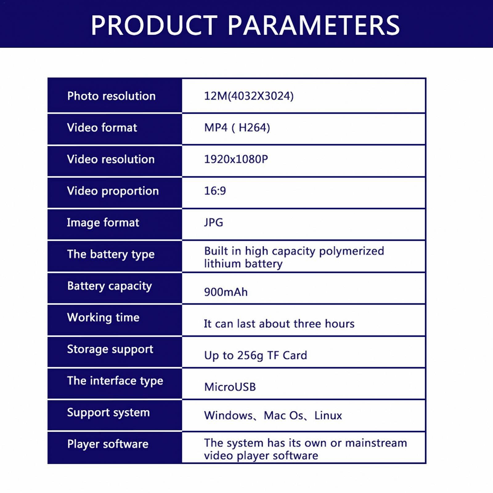 HD Екшн-камера NICERAM Action WiFi One Piece Solid Shell Robust Housing і Мікрофон High Resolution 120 Degree Wide Field of View, фото №7