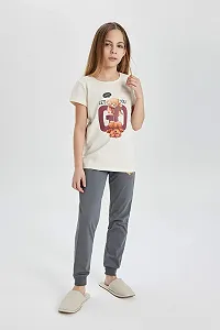 Пижамный набор DeFacto для девочек synthetic.ua - Фото 1