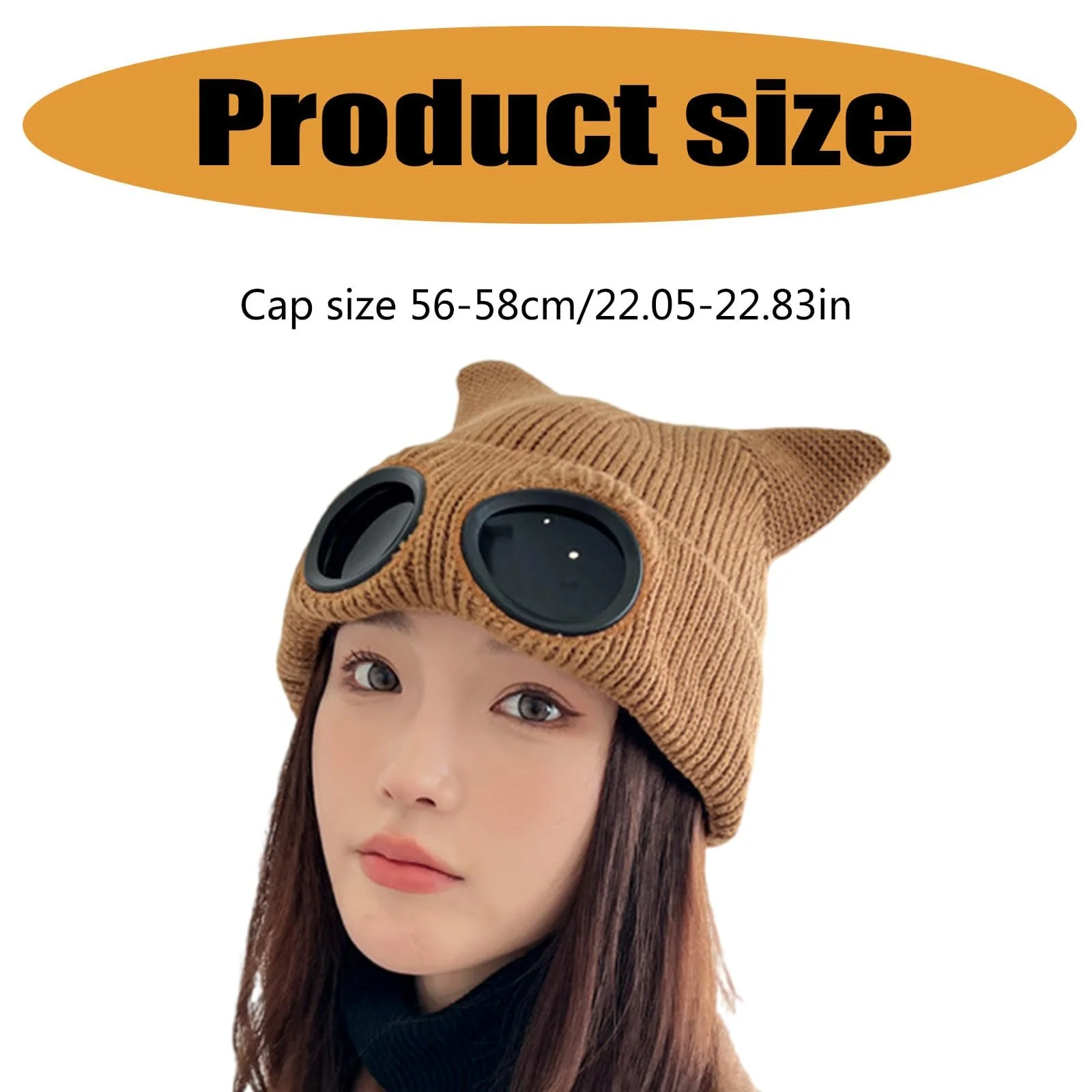 В'язана шапка MHADBKH для активного відпочинку, захищає від вітру, фото №4 В'язана шапка MHADBKH для активного відпочинку, захищає від вітру, фото №4