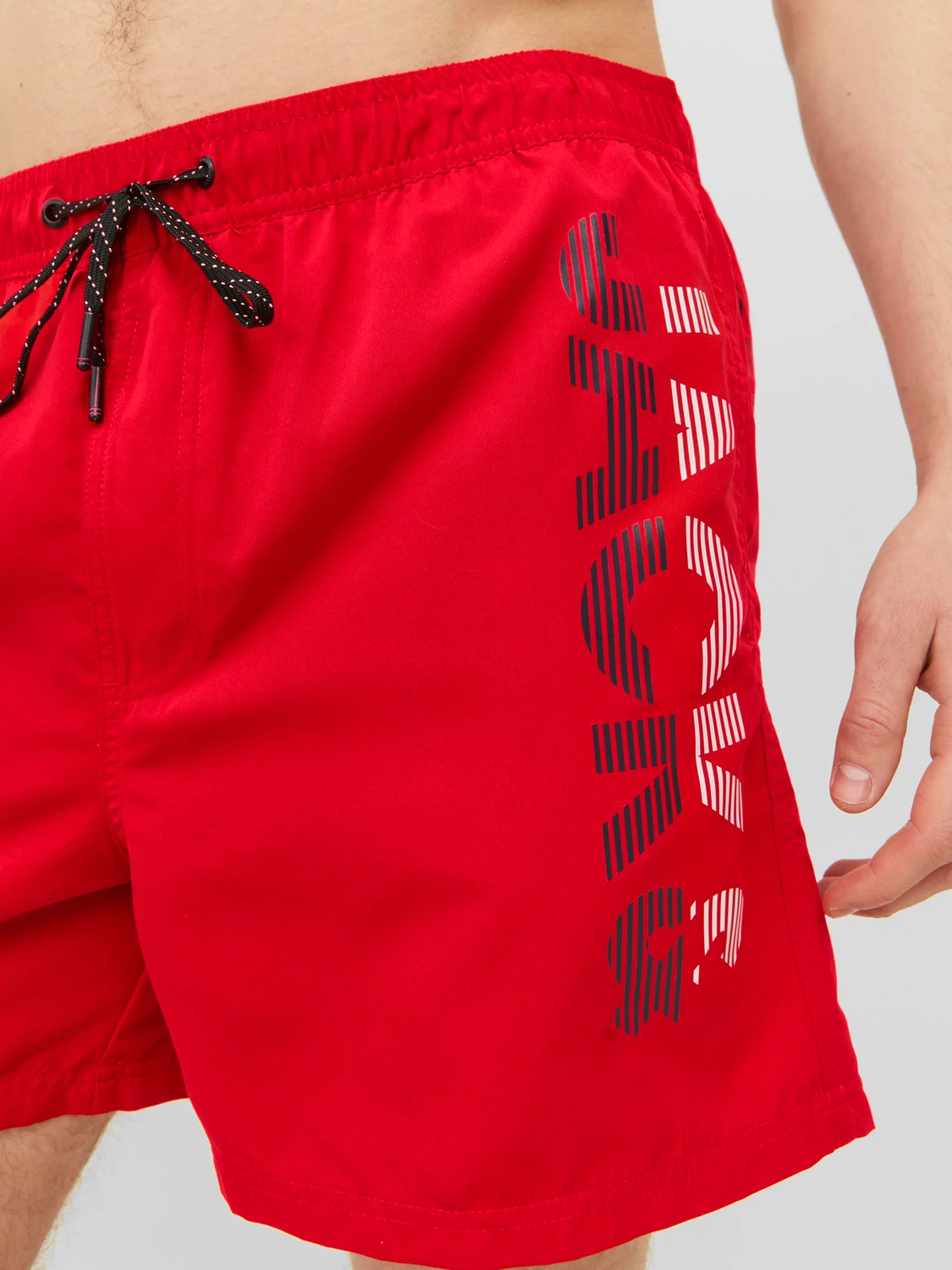 Шорти для плавання JPSTFIJI JJSWIM SPLICELOGO LY SN 12225967-Chinese Red Jack&Jones Червоний L, фото №3