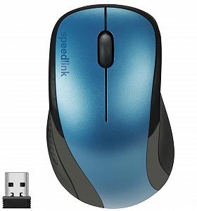 Мышь Speedlink Kappa Wireless, 3 кнопки, синяя - Фото 1