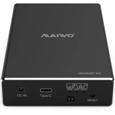 Карман внешний Maiwo 2*HDD 2.5" SATA/SSD up to 9.5mm USB3.1 GEN2 Type-C RAID 0,1 K25272C, фото №1 Карман внешний Maiwo 2*HDD 2.5" SATA/SSD up to 9.5mm USB3.1 GEN2 Type-C RAID 0,1 K25272C, фото №1