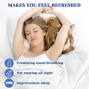 Полоски для рта Премиум, 30 шт., для сна, против храпа, для женщин и мужчин, помогают развить привычки носового дыхания, черные synthetic.ua - Фото 1