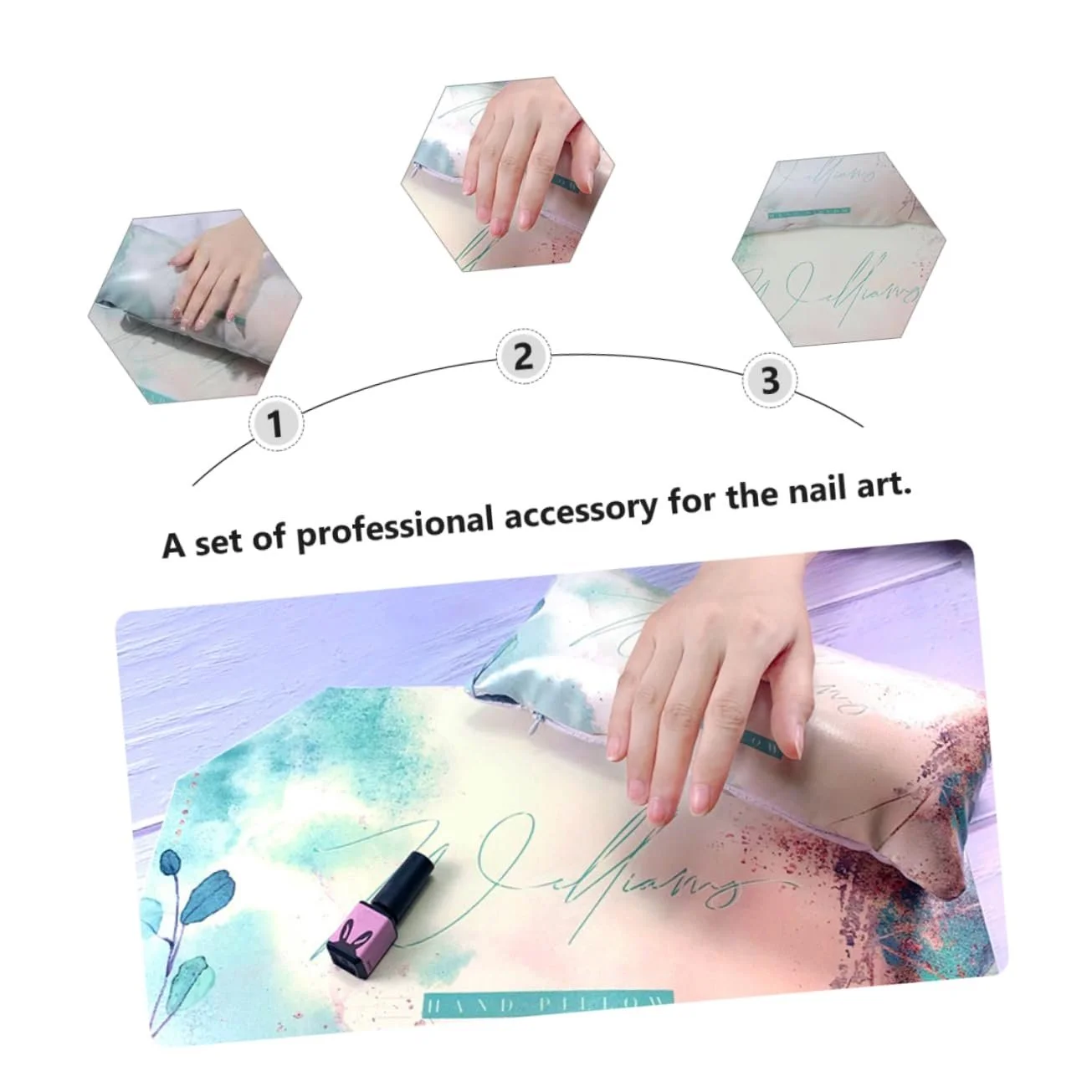 Подушка для рук VALICLUD для маникюра, 1 шт., противоскользящая, фото №9 Подушка для рук VALICLUD для маникюра, 1 шт., противоскользящая, фото №9